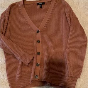 Forever 21 mauve cardigan